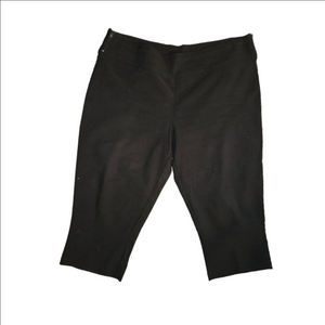 Women's CANDY COUTURE Black Capris XL